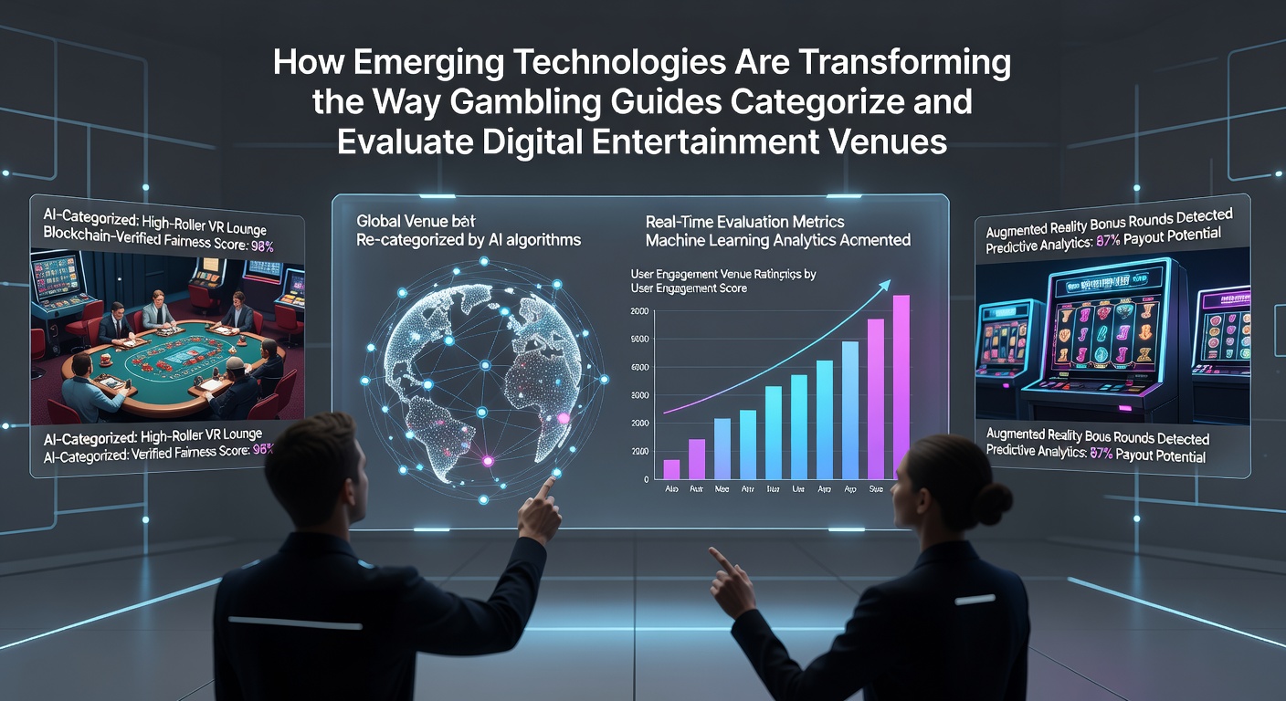 Emerging technologies reshaping how gambling guides assess digital entertainment venues through data and AI tools